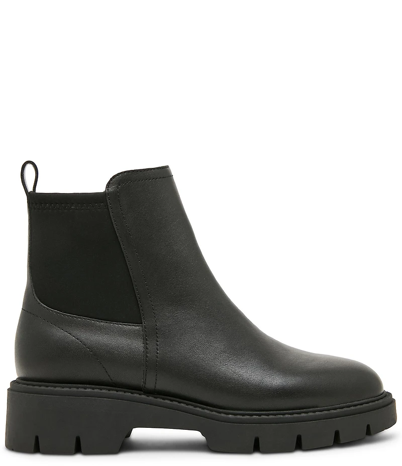 Blondo Kyra Waterproof Leather Lug Booties