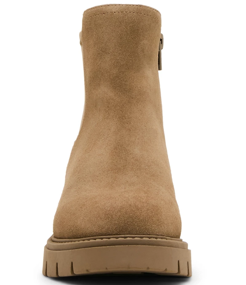 Blondo Kyra Waterproof Suede Lug Booties