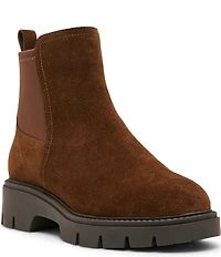 Blondo Kyra Waterproof Suede Lug Booties