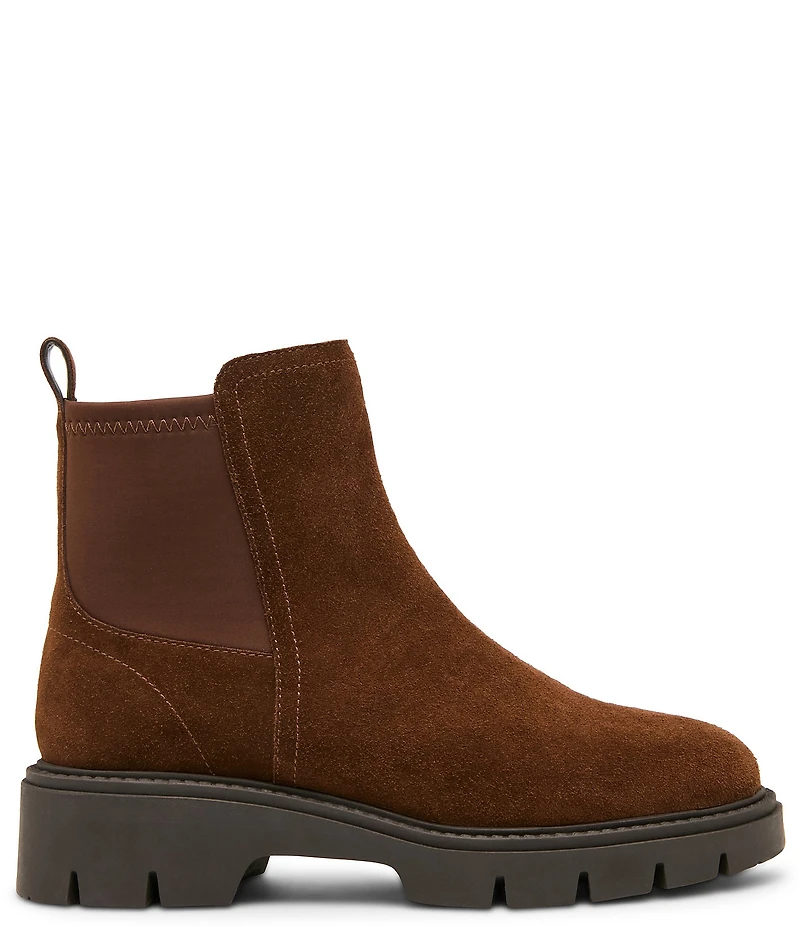 Blondo Kyra Waterproof Suede Lug Booties