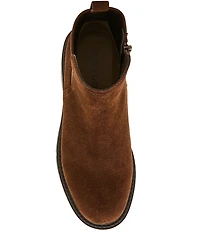 Blondo Kyra Waterproof Suede Lug Booties