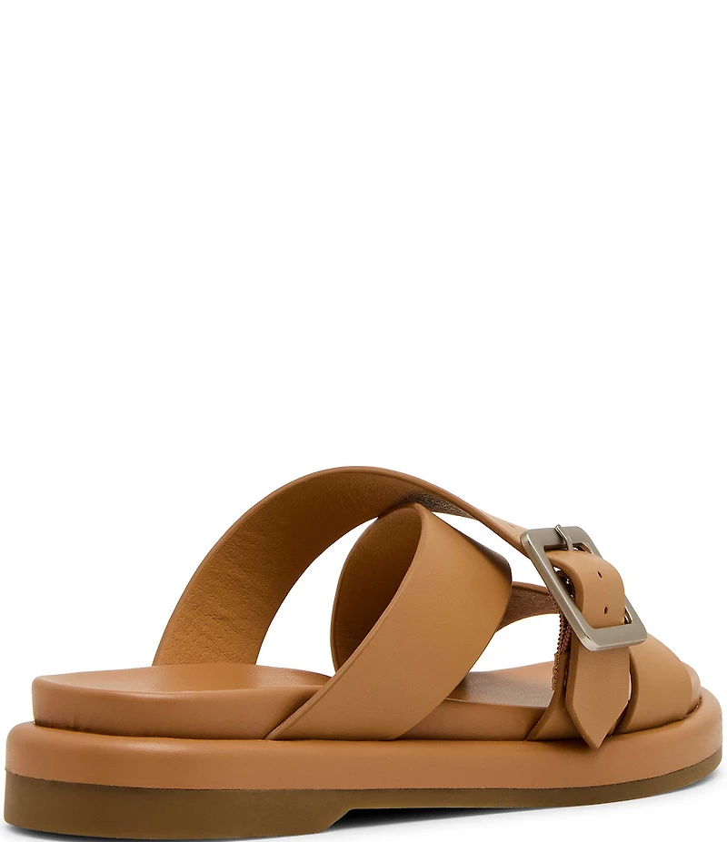 Blondo Larah Waterproof Leather Banded Slide Sandals