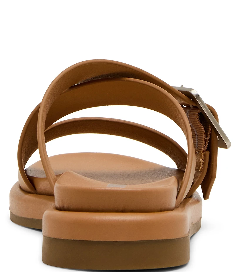 Blondo Larah Waterproof Leather Banded Slide Sandals