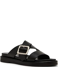 Blondo Larah Waterproof Leather Banded Slide Sandals