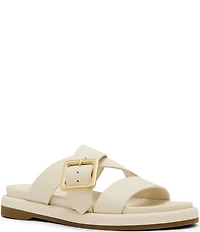 Blondo Larah Waterproof Leather Banded Slide Sandals