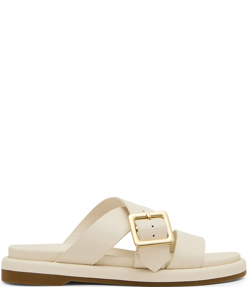 Blondo Larah Waterproof Leather Banded Slide Sandals