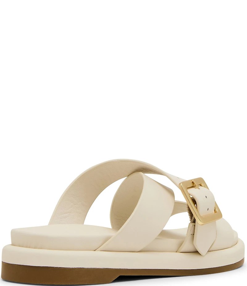 Blondo Larah Waterproof Leather Banded Slide Sandals