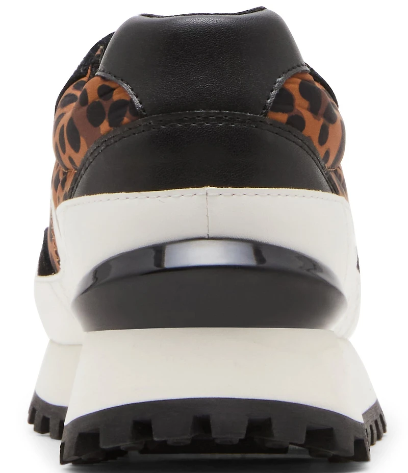 Blondo Lois Leopard Print Waterproof Nylon Retro Sneakers