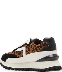 Blondo Lois Leopard Print Waterproof Nylon Retro Sneakers