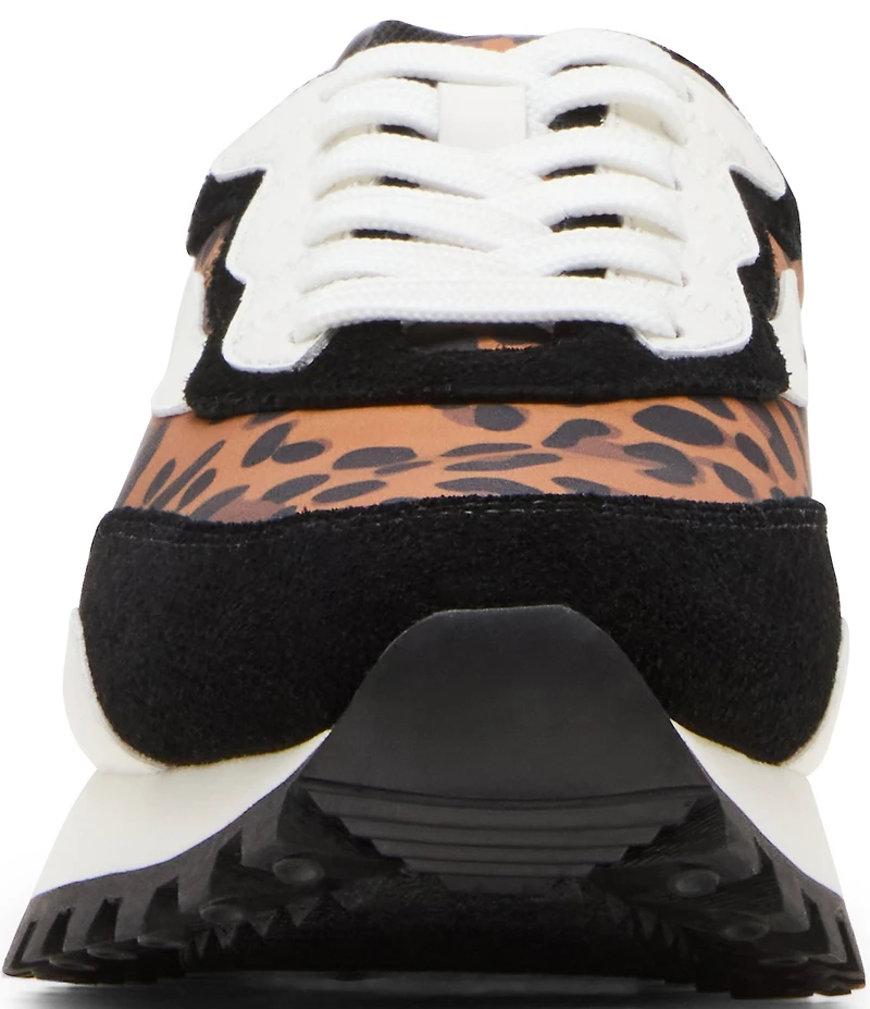 Blondo Lois Leopard Print Waterproof Nylon Retro Sneakers