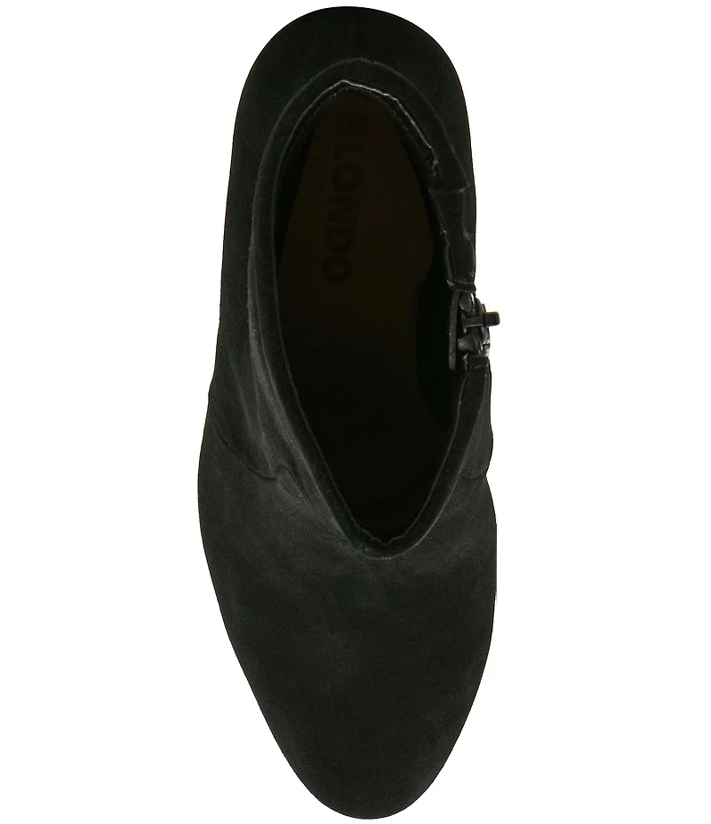 Blondo Mara Waterproof Suede Mid Heel Booties