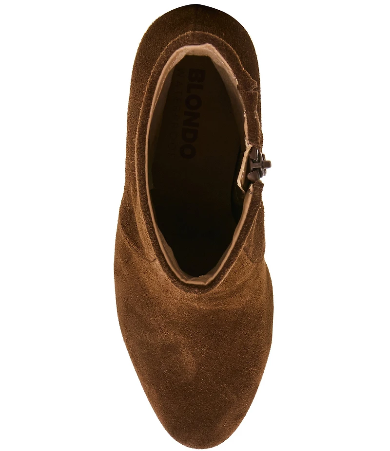 Blondo Mara Waterproof Suede Mid Heel Booties