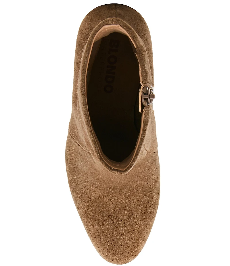 Blondo Mara Waterproof Suede Mid Heel Booties
