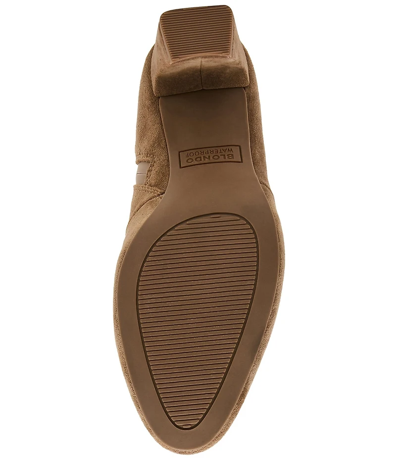 Blondo Mara Waterproof Suede Mid Heel Booties