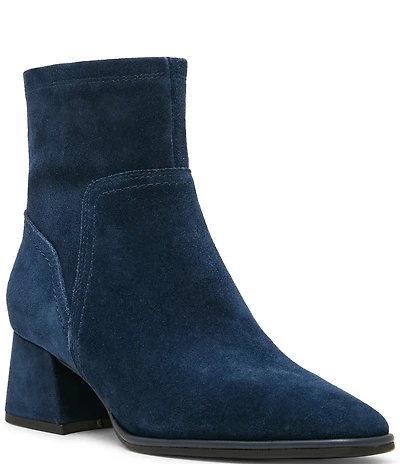 Blondo Marina Waterproof Suede Low Heel Booties