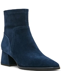 Blondo Marina Waterproof Suede Low Heel Booties