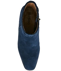 Blondo Marina Waterproof Suede Low Heel Booties