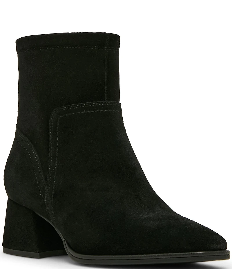 Blondo Marina Waterproof Suede Low Heel Booties