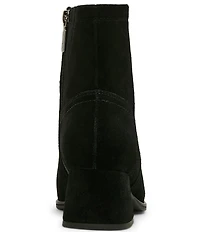 Blondo Marina Waterproof Suede Low Heel Booties