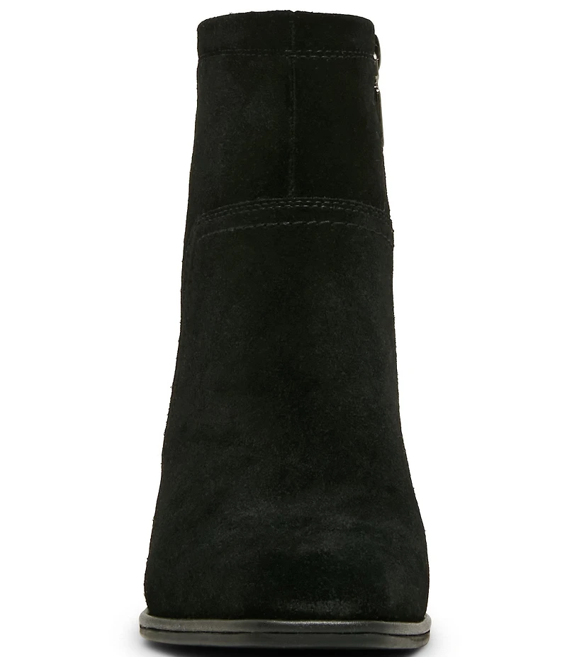 Blondo Marina Waterproof Suede Low Heel Booties