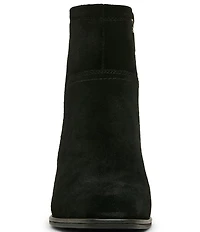 Blondo Marina Waterproof Suede Low Heel Booties