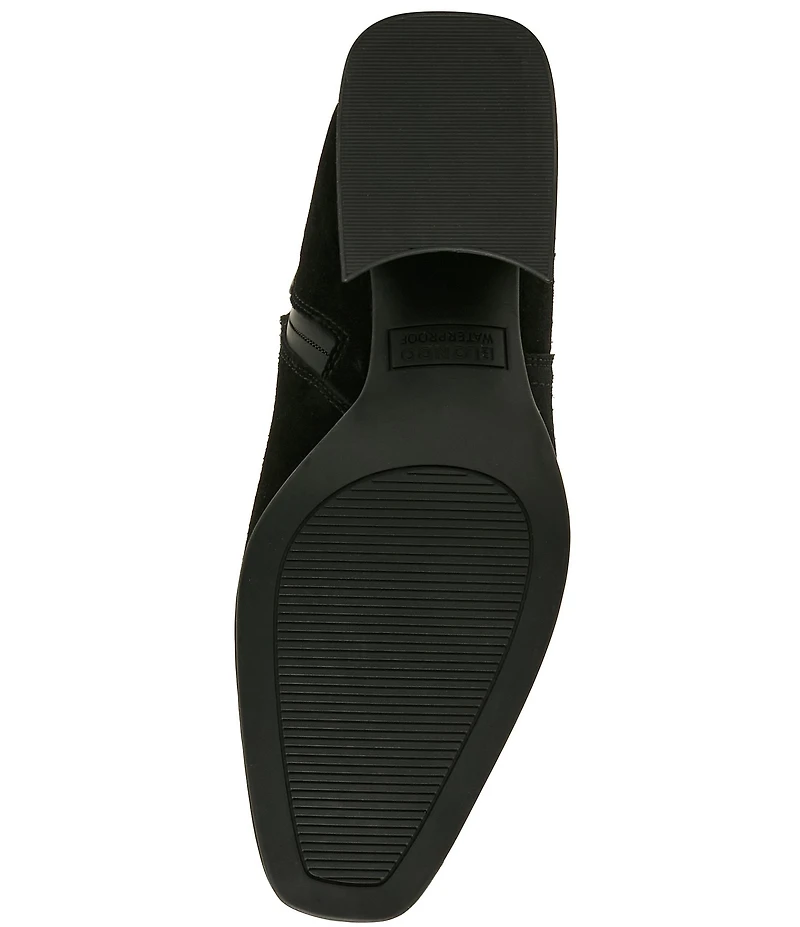Blondo Marina Waterproof Suede Low Heel Booties