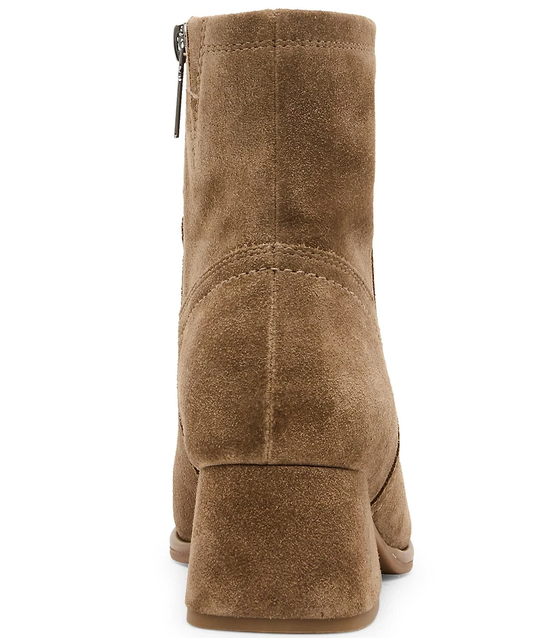 Blondo Marina Waterproof Suede Low Heel Booties