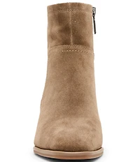 Blondo Marina Waterproof Suede Low Heel Booties