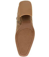 Blondo Marina Waterproof Suede Low Heel Booties