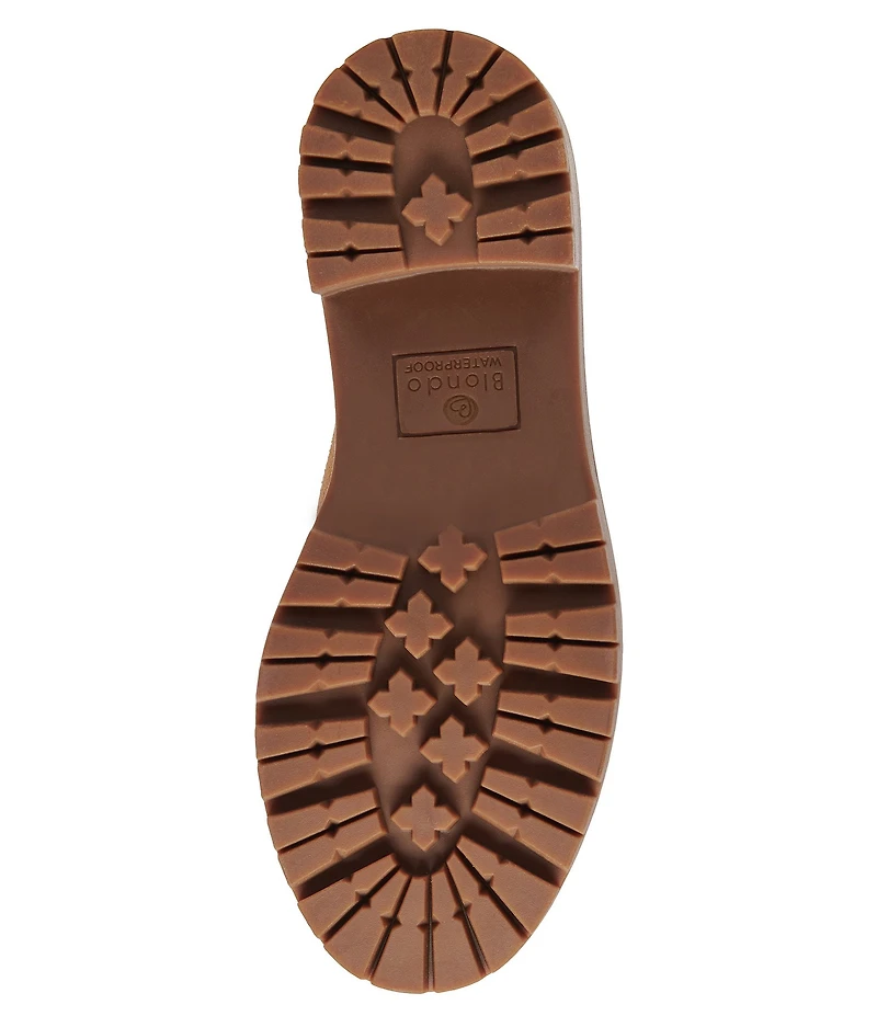 Blondo Mayes Waterproof Suede Lug Sole Booties