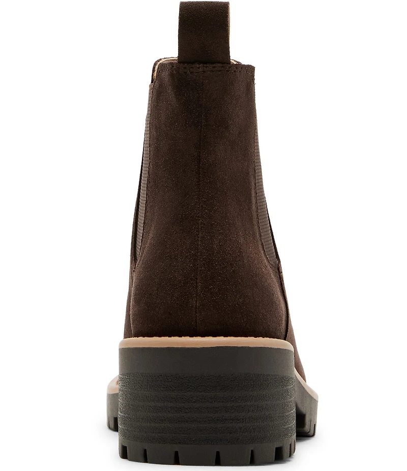 Blondo Mayes Waterproof Suede Lug Sole Booties