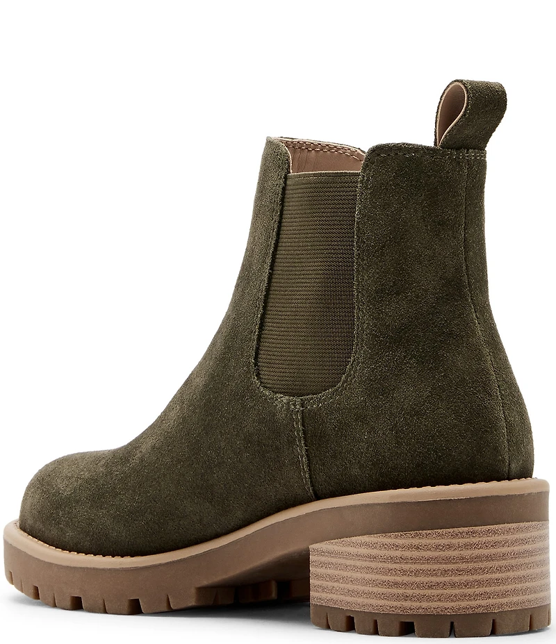 Blondo Mayes Waterproof Suede Lug Sole Booties