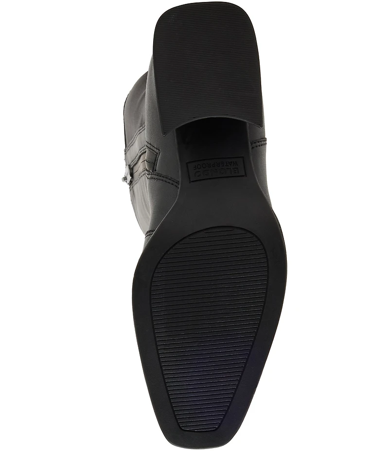 Blondo Mckenna Waterproof Leather Block Heel Tall Boots