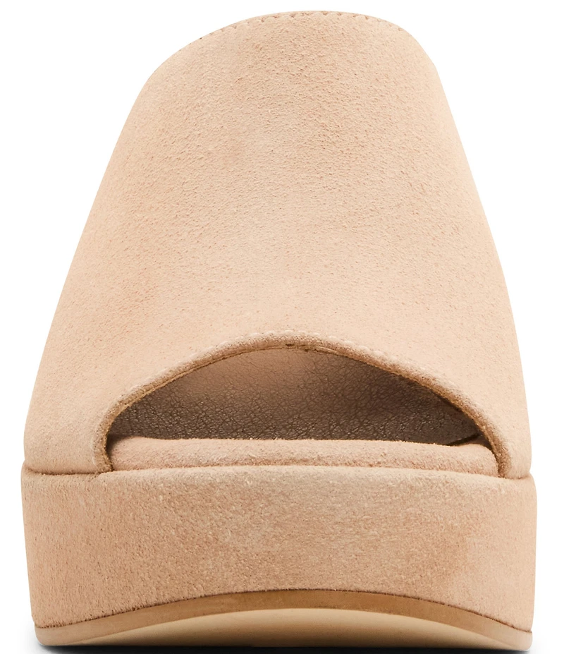 Blondo Melinda Waterproof Suede Banded Slide Dress Sandals