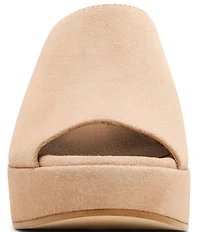 Blondo Melinda Waterproof Suede Banded Slide Dress Sandals