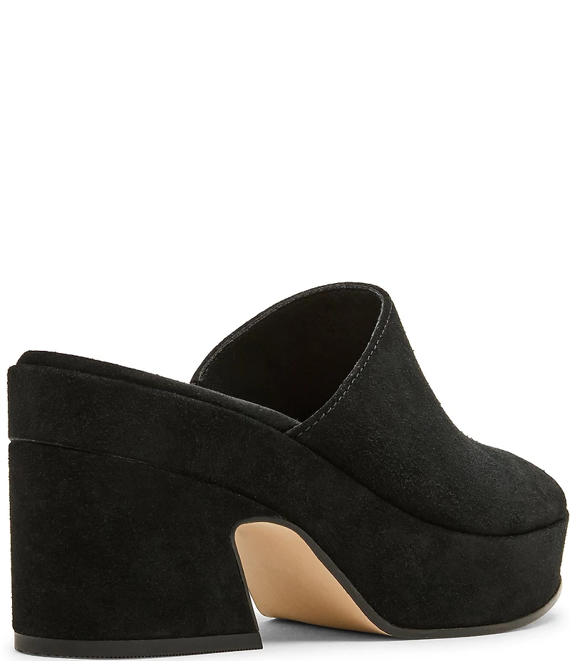 Blondo Melinda Waterproof Suede Banded Slide Dress Sandals