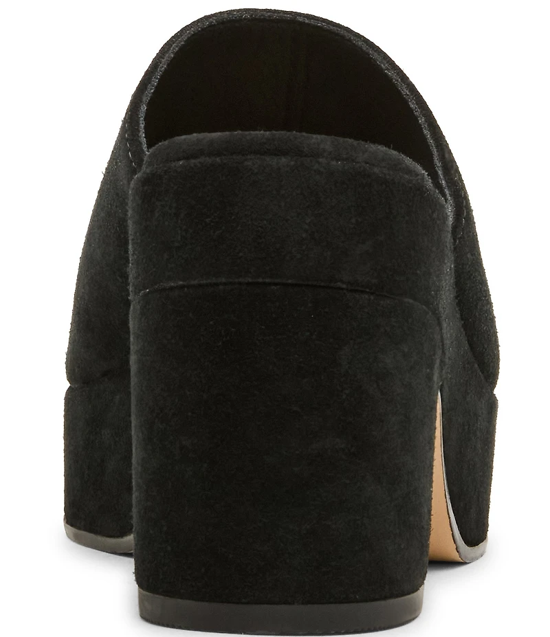 Blondo Melinda Waterproof Suede Banded Slide Dress Sandals