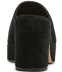 Blondo Melinda Waterproof Suede Banded Slide Dress Sandals