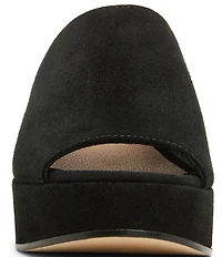 Blondo Melinda Waterproof Suede Banded Slide Dress Sandals