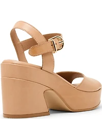 Blondo Mona Waterproof Leather Ankle Strap Dress Sandals