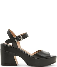 Blondo Mona Waterproof Leather Ankle Strap Dress Sandals