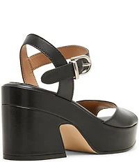 Blondo Mona Waterproof Leather Ankle Strap Dress Sandals