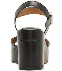 Blondo Mona Waterproof Leather Ankle Strap Dress Sandals
