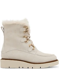 Blondo Monday Waterproof Suede Faux Fur Booties