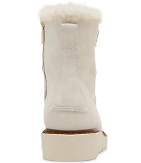 Blondo Monday Waterproof Suede Faux Fur Booties