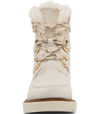 Blondo Monday Waterproof Suede Faux Fur Booties