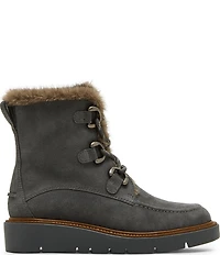 Blondo Monday Waterproof Suede Faux Fur Booties
