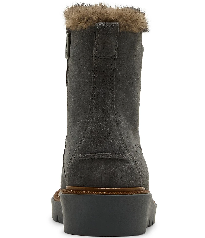 Blondo Monday Waterproof Suede Faux Fur Booties
