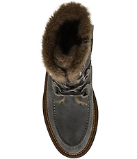 Blondo Monday Waterproof Suede Faux Fur Booties