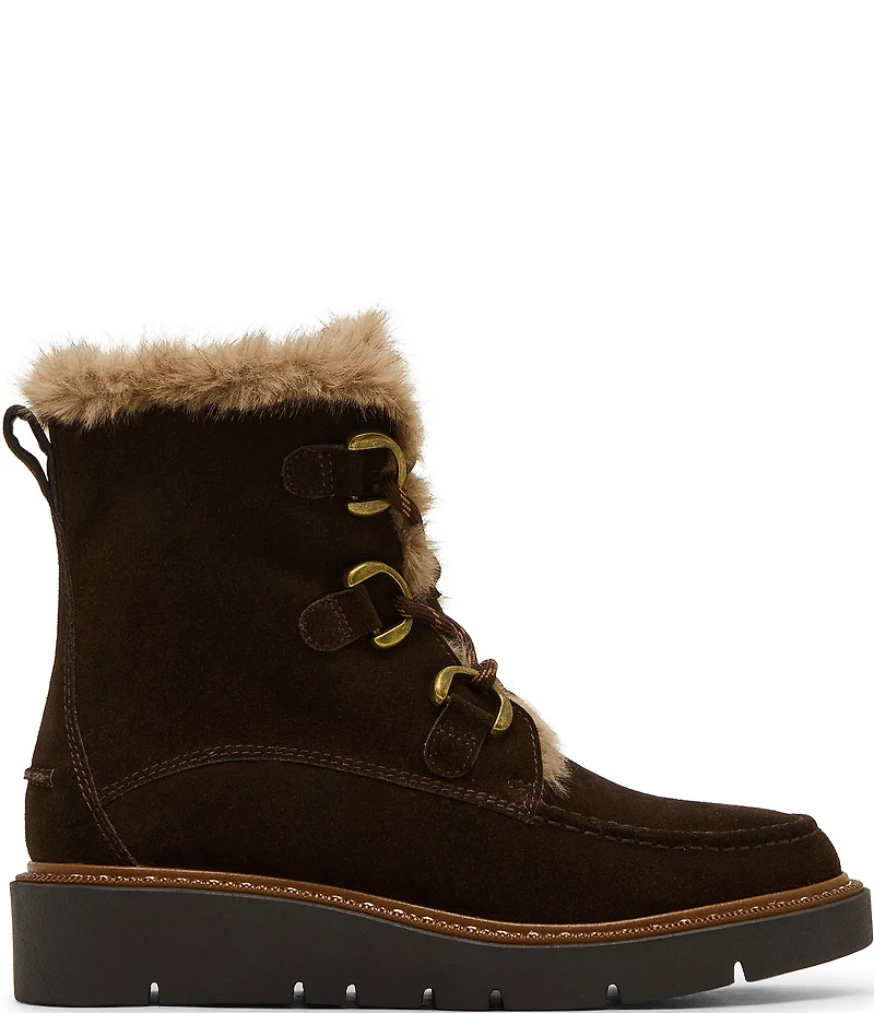 Blondo Monday Waterproof Suede Faux Fur Booties